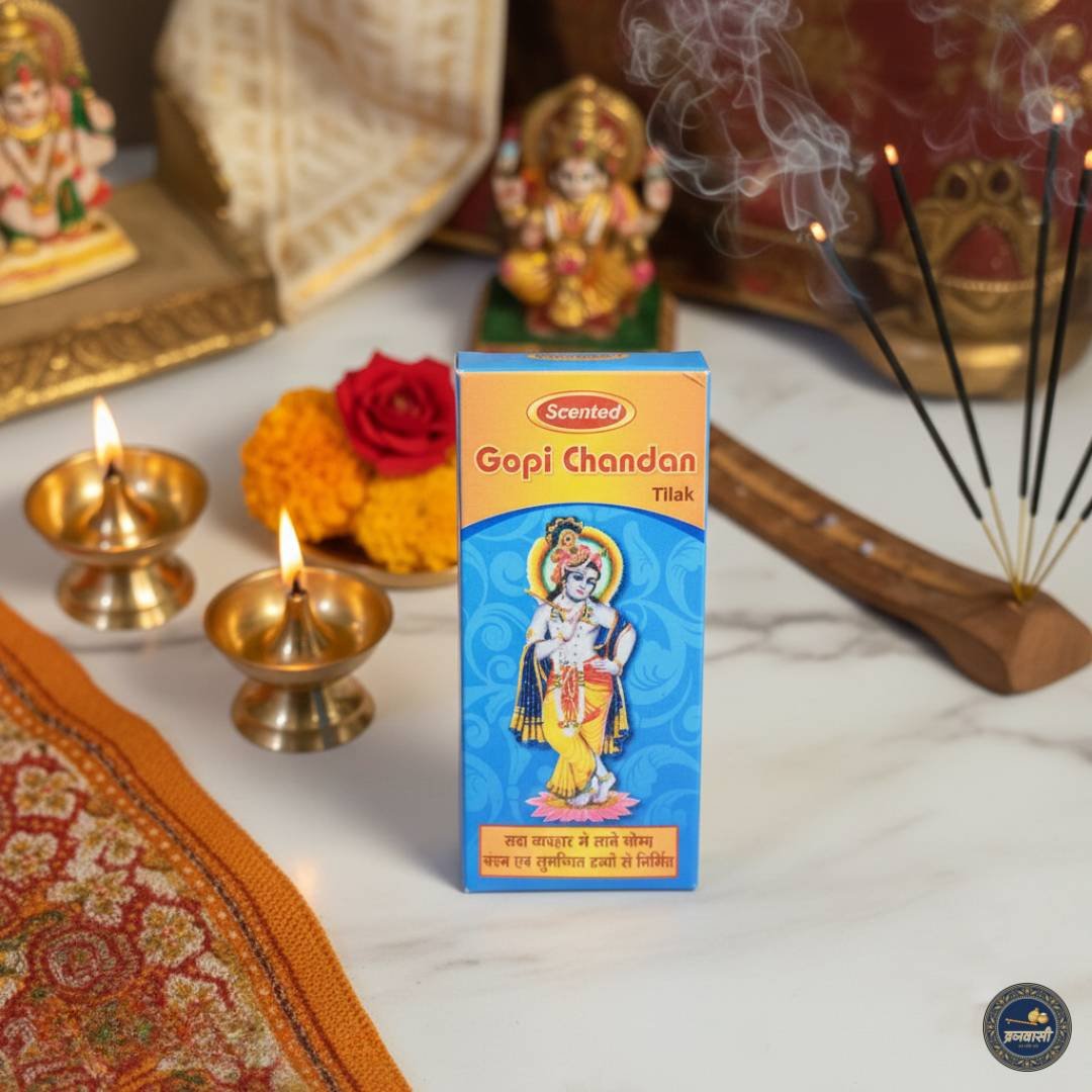 Gopi Chandan Tilak Stick - Vrajwasi.in - Pure Tulsi Mala