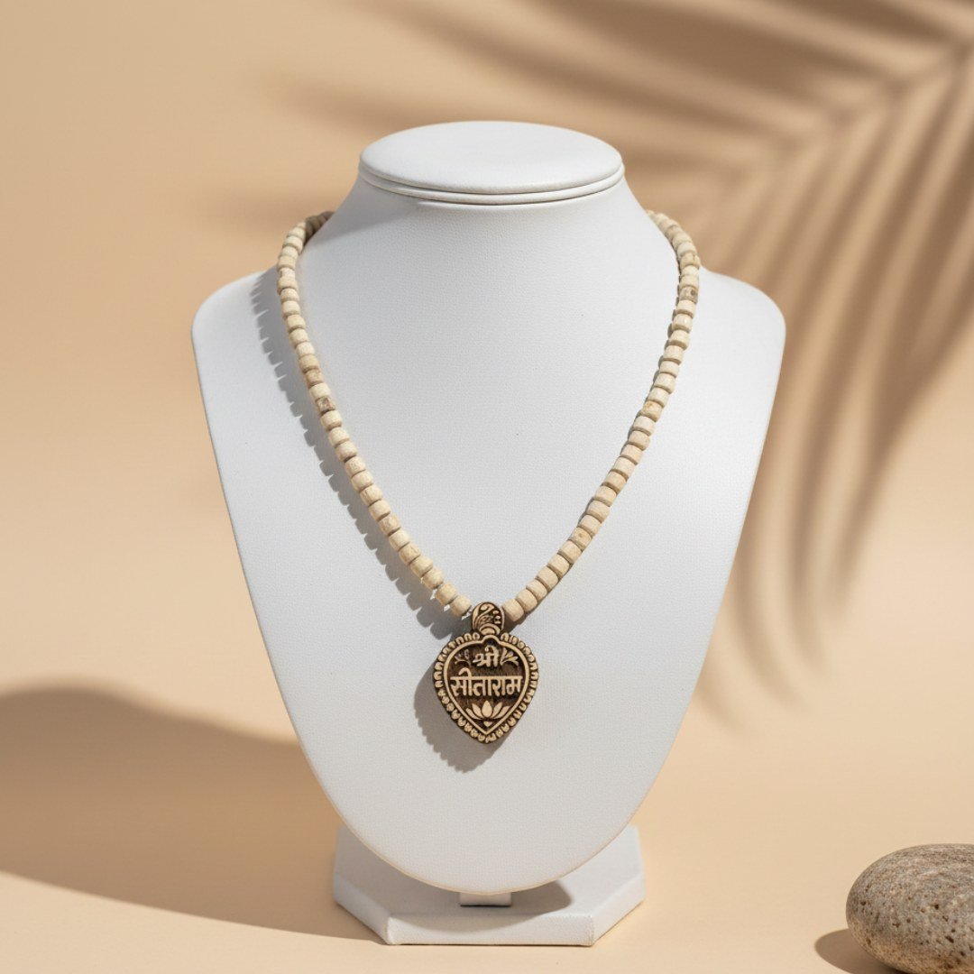 Shri Sita Ram Pure Tulsi Locket Kanthi Mala