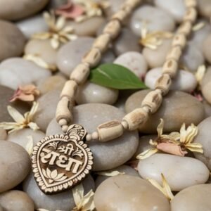 Shri Radha Pure Tulsi Locket with Long Beads Kanthi Mala