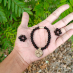 Shri Radha Pure Tulsi Haar Set For Laddu Gopal, Radha Idol, Krishna Idol - VRAJWASI