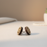 Simple Round Ram Tulsi Earrings - vrajwasi.in