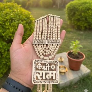 Shri Ram Tulsi Locket with 5-Layer Original Tulsi Panch Mala