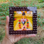 Shri Premanand Maharaj Photo Frame with Radha Naam Bidding - vrajwasi