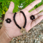 Shri Krishna Pure Tulsi Haar Set For Laddu Gopal, Radha Idol, Krishna Idol