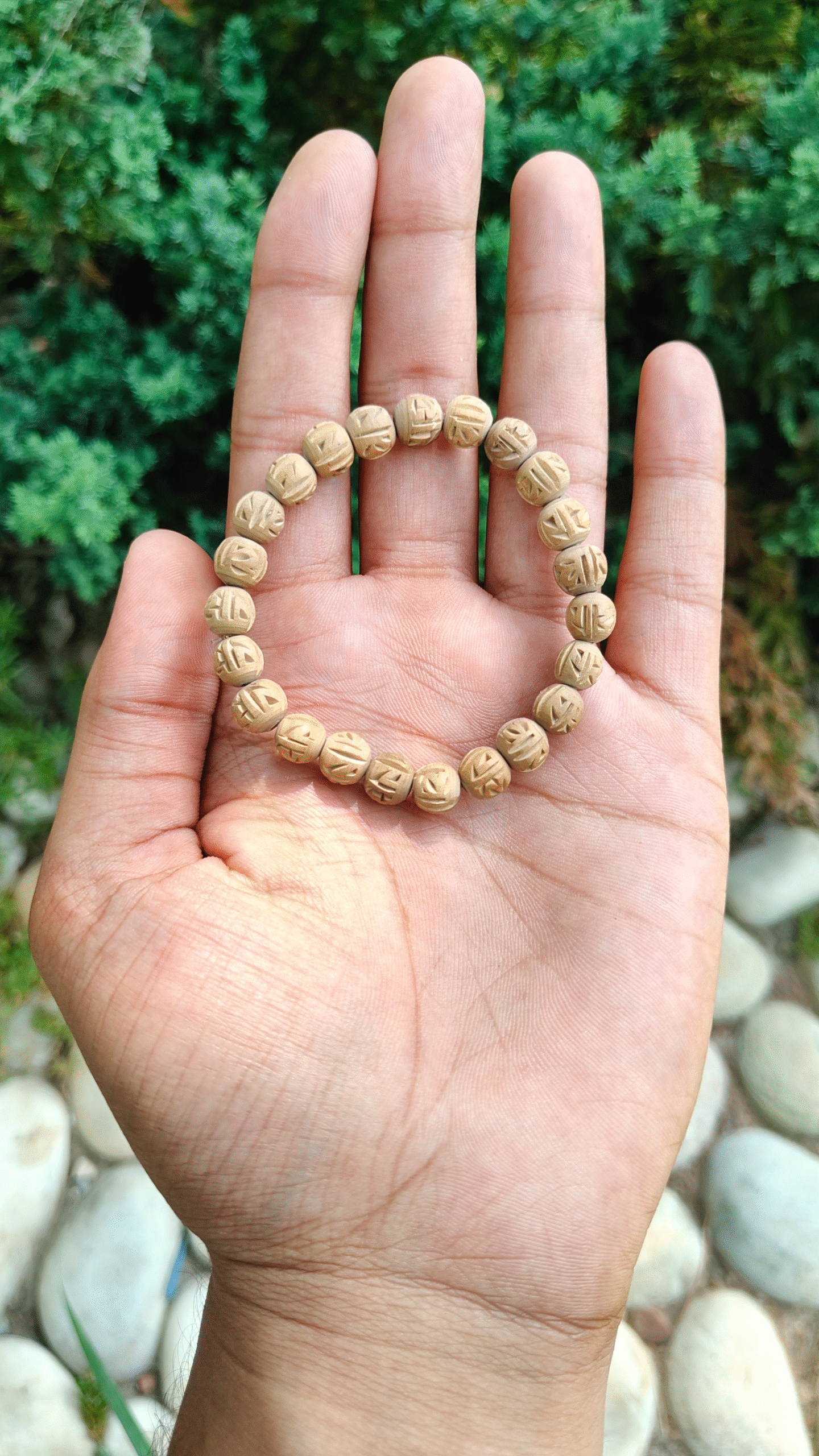 Radha Naam Tulsi Bracelet pure tulsi bracelets vrajwasi