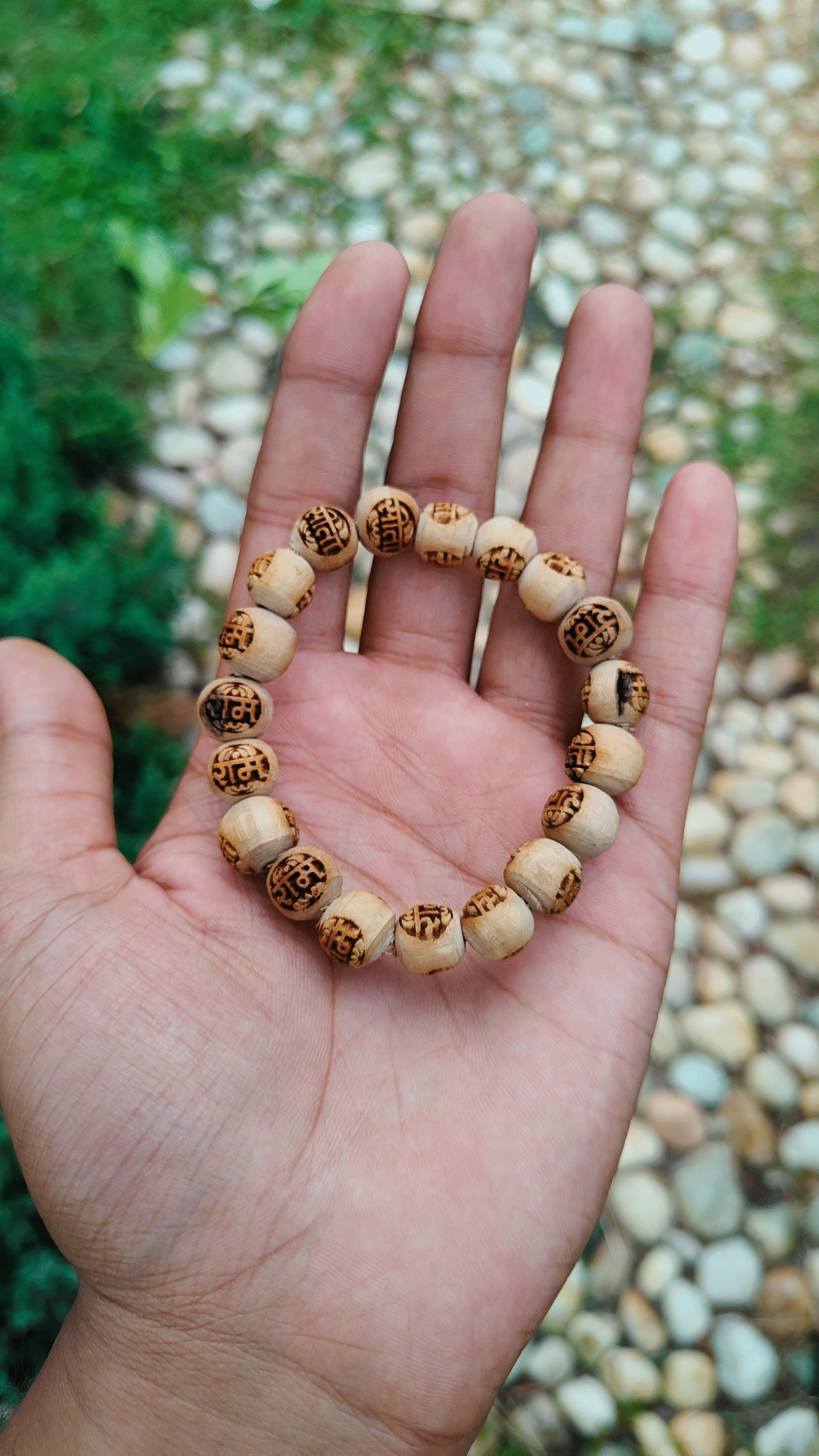 Sita Ram Pure Tulsi Bracelet | Vrajwasi.in shudh tulsi Bracelets