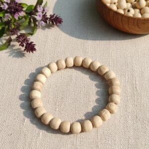 Plain Round Beads Tulsi Bracelet