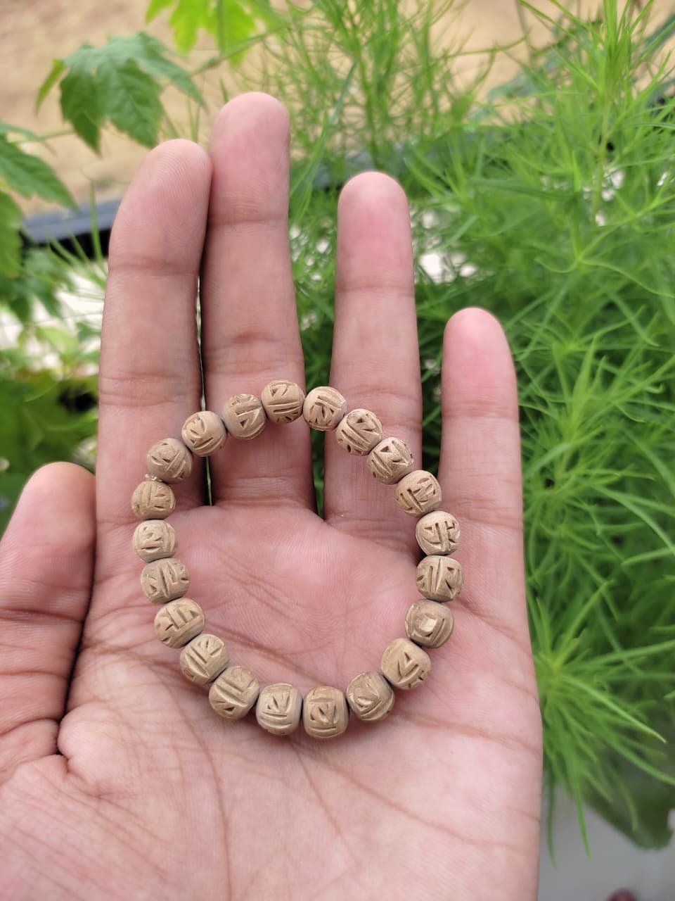 Radha Naam Tulsi Bracelet pure tulsi bracelets vrajwasi