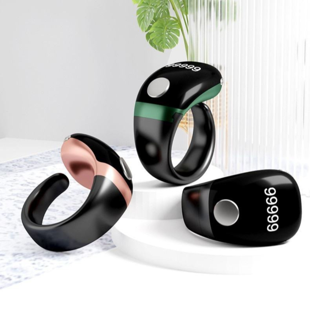 Rechargeable Digital Finger Counter for Naam Japa – Multicolour Chanting Counter