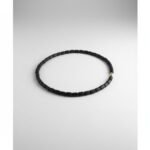 Black Long Beads Single Round Pure Tulsi Kanthi Mala | Original Black Tulsi Mala for Japa & Daily Wear