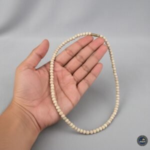 Simple Single Round Pure Tulsi Kanthi Mala | Original Tulsi Mala for Daily Wear, Japa & Meditation