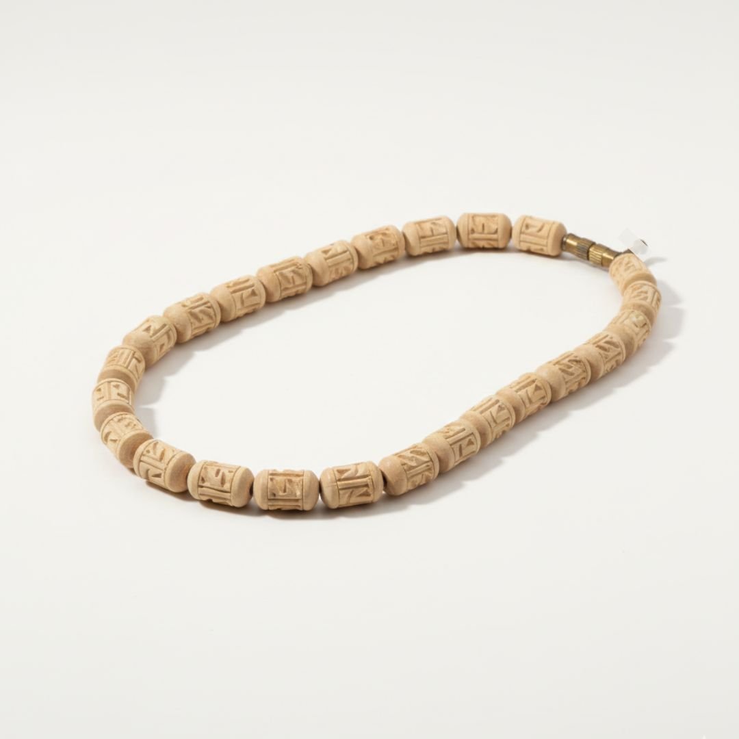 Radha Naam Beads Pure Tulsi Kanthi Mala | Original Tulsi Mala with Radha Naam for Bhakti & Daily Wear