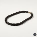 Brown Radha Naam Beads Pure Tulsi Kanthi Mala | Original Tulsi Mala with Radha Naam for Bhakti & Daily Wear