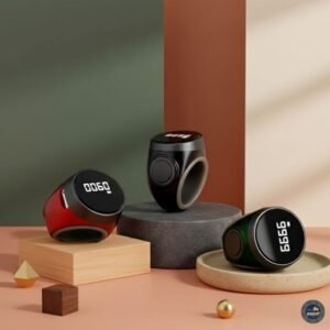 Smart Rechargeable Ring Japa Counter with OLED HD Display – Waterproof Digital Worship Counter (Multicolour)