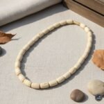 Long Beads Lined Single Round Pure Tulsi Kanthi Mala | Original Tulsi Mala for Japa, Meditation & Daily Wear