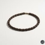 Brown Radha Naam Beads Pure Tulsi Kanthi Mala | Original Tulsi Mala with Radha Naam for Bhakti & Daily Wear