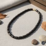 Brown Long Lines Beads Single Round Pure Tulsi Kanthi Mala | Original Tulsi Mala for Japa, Meditation & Daily Wear