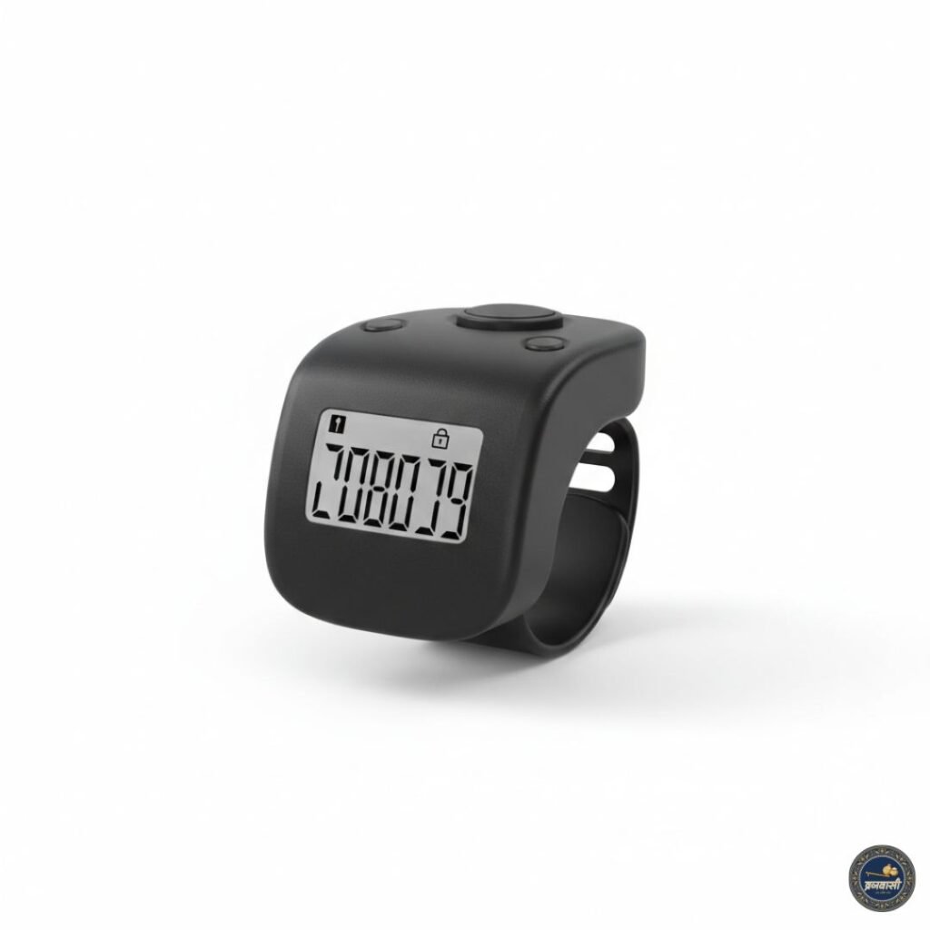 Charging Finger Japa Counter – Multicolour Digital Naam Japa Counter (70 Lakh Count Capacity)