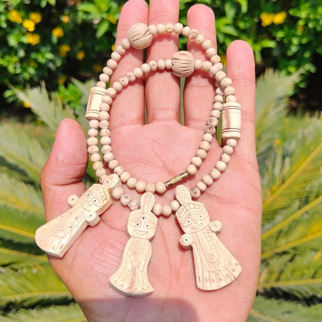 Hanmade Jaggannath Jodi Tulsi Kanthi Mala