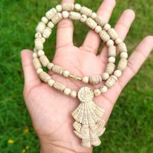 Handmade Tulsi Radha Charan Pure Tulsi Kanthi Mala