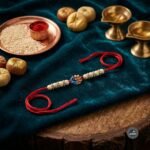 Tulsi Peacock Kids Rakhi | Sudh Tulsi Rakhi for Brother | Spiritual Raksha Bandhan Rakhi