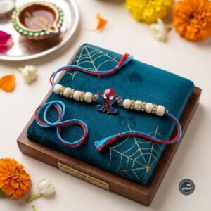 Tulsi Spider Man Kids Rakhi | Sudh Tulsi Rakhi for Brother | Spiritual Raksha Bandhan Rakhi