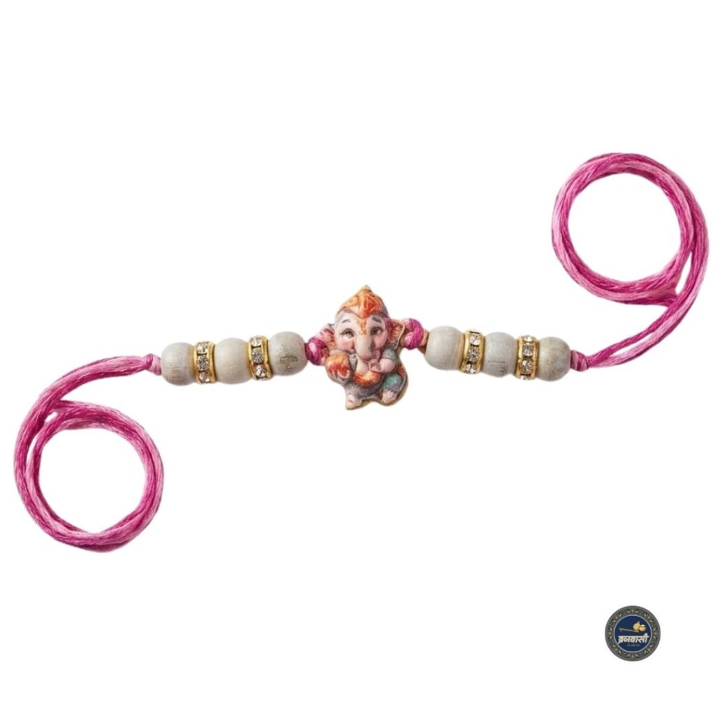 Tulsi Ganesh Kids Rakhi | Sudh Tulsi Rakhi for Brother