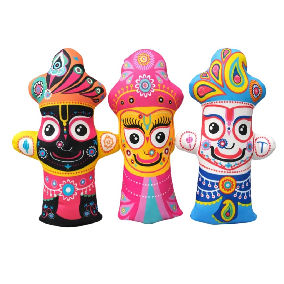 Jagannath Baldev Subhadra Soft Toy Set