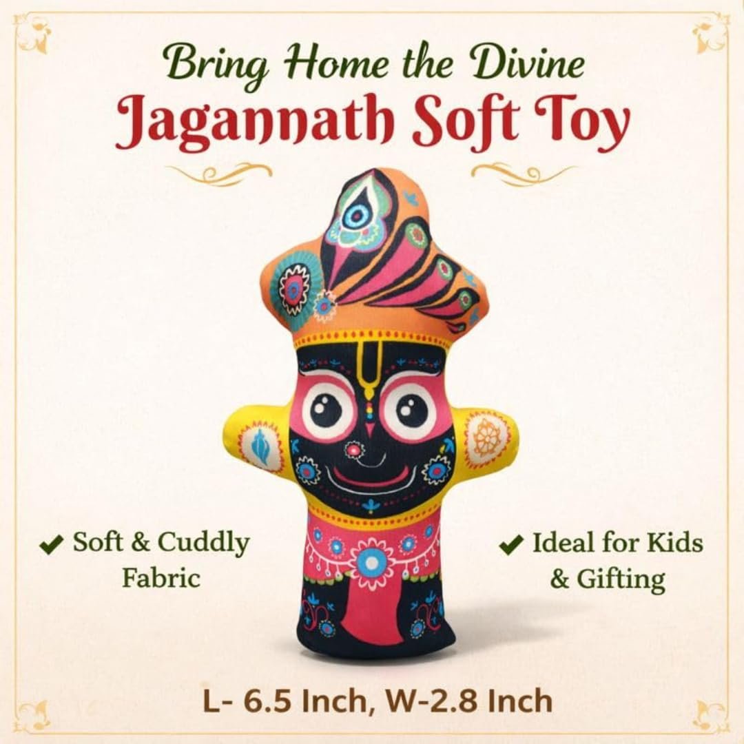 Jagannath Baldev Subhadra Soft Toy Set