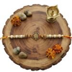 Saatvik Tulsi Rakhi with Ram Beads