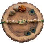 Peacock Feather Stylish Tulsi Rakhi