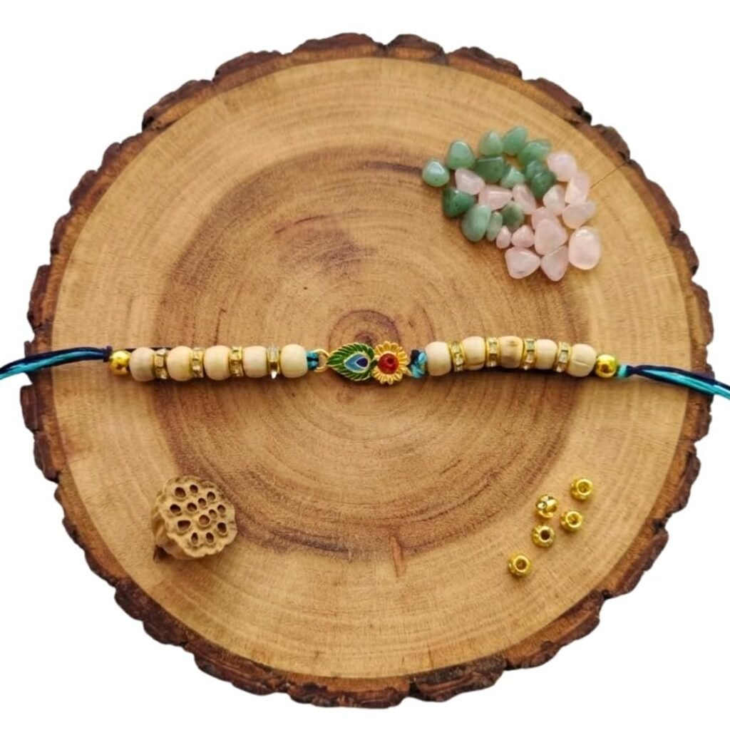 Morpankh Rudrakhs Tulsi Rakhi