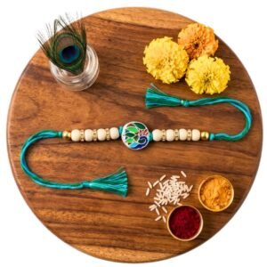 Peacock Tulsi Rakhi