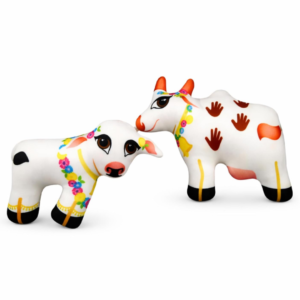Cow Calf Miniature Doll Set