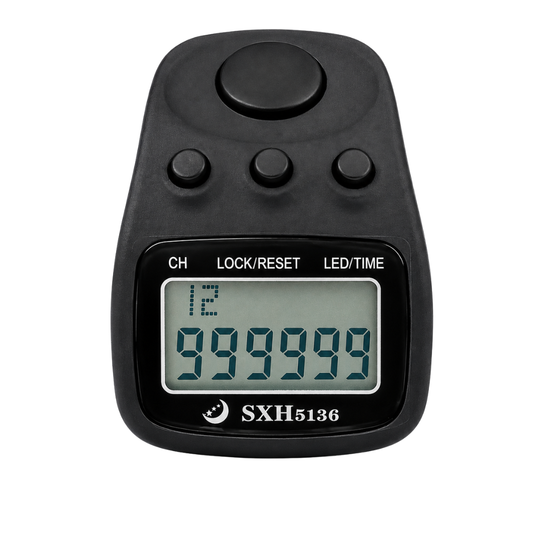 naam japa counter;digital chanting counter;jap mala counter;mantra counter;naam smaran counter;digital mala counter;mantra jap counter;meditation counter;prayer counter;ram naam counter;krishna naam counter;radha naam counter;hare krishna counter;mahamantra counter;jaap counter;jap counter;finger tally counter;wearable tally counter;1 crore counter;12 channel counter;silent button counter;digital tally counter;spiritual counter;pooja accessory;temple accessory;chanting device